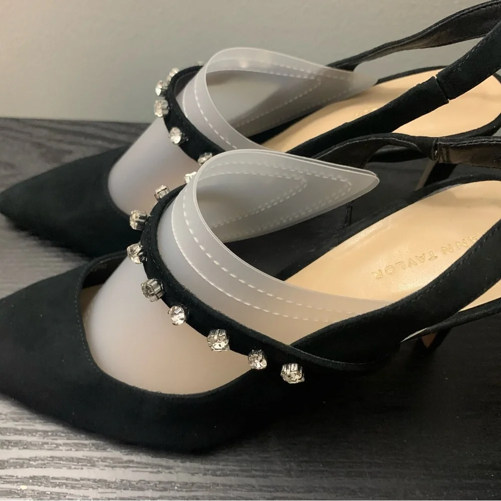 Ann Taylor Black Women's Shoes with Embellishments